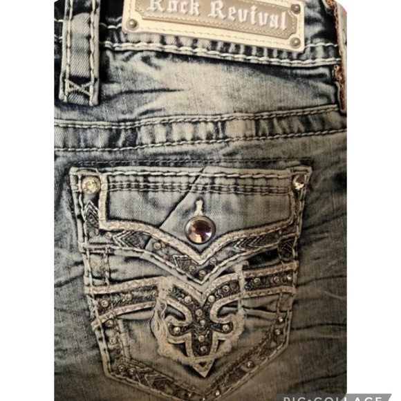 Rock Revival Jean Shorts Size 26 Fay Mid-rise
Shorty Brand Nwt140 Retail Bling - Picture 7 of 9